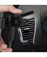 Car Holder H01 Black gravity car holder for the ventilation grille