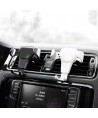 Car Holder H01 Black gravity car holder for the ventilation grille
