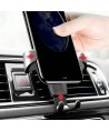 Car Holder H01 Black gravity car holder for the ventilation grille
