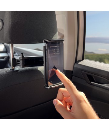 Wozinsky Adjustable Headrest Holder for Tablet or Phone Black (WTHBK3)
