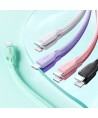 Joyroom Multi-Color Series S-A34 USB-C / USB-C PD 60W 1m Cable - Pink