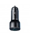 Joyroom JR-CCD04 30W 2x USB-C USB-A car charger with display - black
