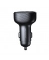 Joyroom JR-CCD03 3.4A Car Charger with Display 3x USB-A - Black