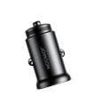 Joyroom JR-CCN06 30W 2x USB-C Metal Mini Car Charger - Black