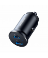 Joyroom JR-CCN06 30W 2x USB-C Metal Mini Car Charger - Black
