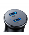 Joyroom JR-CCN06 30W 2x USB-C Metal Mini Car Charger - Black