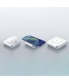 Dudao A11N 15W 3in1 Inductive Charger - White + USB-C / USB-C Cable