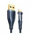 Joyroom Star-Cloud Series A3 USB-A / Lightning Cable 2.4A 1.2m with Smart Switch - Black