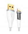 Joyroom Star-Cloud Series A3 USB-A / Lightning Cable 2.4A 1.2m with Smart Switch - White