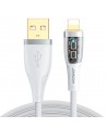 Joyroom Star-Cloud Series A3 USB-A / Lightning Cable 2.4A 1.2m with Smart Switch - White