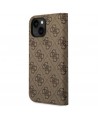 Guess GUBKP14SHG4SHW iPhone 14 6.1 "brown / brown book 4G Vintage Gold Logo