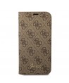 Guess GUBKP14SHG4SHW iPhone 14 6.1 "brown / brown book 4G Vintage Gold Logo