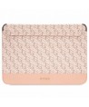 Guess GCube Stripes case for a 14" laptop - pink
