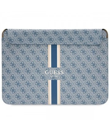 Guess 4G Printed Stripes cover for a 14" laptop - blue