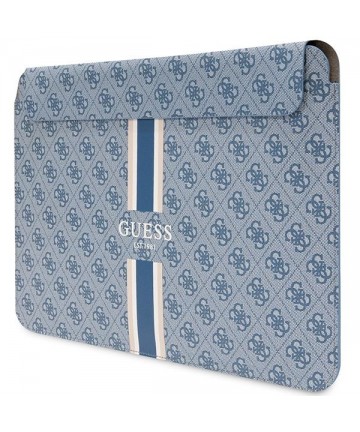 Guess 4G Printed Stripes cover for a 14" laptop - blue