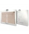 Guess 4G Printed Stripes cover for a 14" laptop - pink