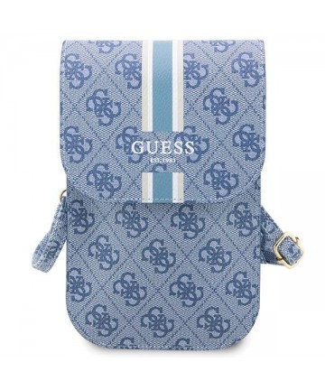 Guess handbag GUWBP4RPSB - blue 4G Stripes