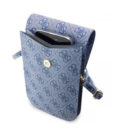 Guess handbag GUWBP4RPSB - blue 4G Stripes