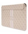 Guess 4G Printed Stripes cover for a 16" laptop - pink