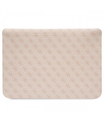 Guess 4G Printed Stripes cover for a 16" laptop - pink