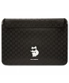 Karl Lagerfeld Saffiano Monogram Choupette case for a 16" laptop - black