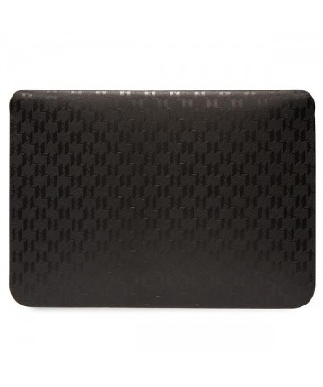 Karl Lagerfeld Saffiano Monogram Ikonik case for a 16" laptop - black