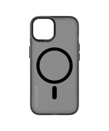 Decoded - protective case for iPhone 15 compatible with MagSafe (ice-black)