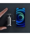 Joyroom C-A48 3.1A Dual-port ring-pull fast car charger dark grey