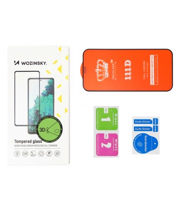 Wozinsky 2x Tempered Glass Full Glue Super Tough Screen Protector Full Coveraged with Frame Case Friendly for Samsung Galaxy A22