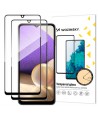Wozinsky 2x Tempered Glass Full Glue Super Tough Screen Protector Full Coveraged with Frame Case Friendly for Samsung Galaxy A22