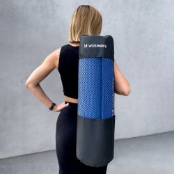 Wozinsky exercise mat 181 x 63 x 0.9 cm thick gymnastic yoga mat pink