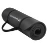 Wozinsky exercise mat 181 x 63 x 0.9 cm thick gymnastic yoga mat black