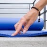Wozinsky exercise mat 181 x 63 x 0.9 cm thick gymnastic yoga mat black