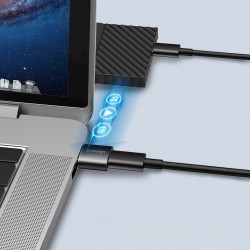 Joyroom adapter from USB Type C (female) to USB (male) 2 pcs. black (S-H152 Black)