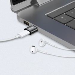 Joyroom adapter from USB Type C (female) to USB (male) 2 pcs. black (S-H152 Black)