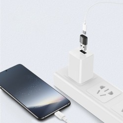 Joyroom adapter from USB Type C (female) to USB (male) 2 pcs. black (S-H152 Black)