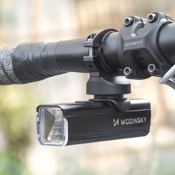Wozinsky WSBLB3 Front (1000 lm) and Rear USB-C Bike Light Set - Black