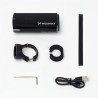 Wozinsky Front Bike Light + USB-C Cable (3000 lm) - Black