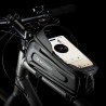 Wozinsky bicycle bag for the frame, armored, with a phone pocket, 1.7 l - black