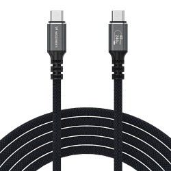 Wozinsky WPS-UY415S USB-C USB4 Cable 40Gb/s 240W 1.5m 4K - Black