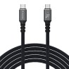 Wozinsky WPS-UY415S USB-C USB4 Cable 40Gb/s 240W 1.5m 4K - Black
