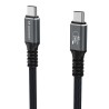Wozinsky WPS-UY415S USB-C USB4 Cable 40Gb/s 240W 1.5m 4K - Black