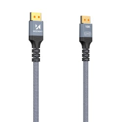 Wozinsky WPS-16AYL1S DisplayPort 2.1 Cable 80Gb/s 16K@60Hz 8K@120Hz 4K@240Hz HDR HDCP DSC 1m - Black
