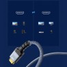 Wozinsky WPS-16AYL2S DisplayPort 2.1 80Gb/s 16K@60Hz 8K@120Hz 4K@240Hz HDR HDCP DSC cable - black