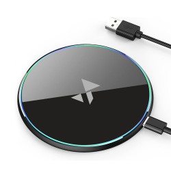 Wozinsky WLI-01Y 15W Qi Inductive Charger with USB-C Cable - Black
