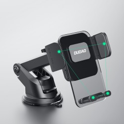 Dudao F8Max+ car holder for dashboard or windshield - black