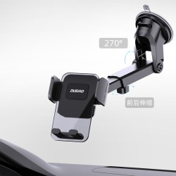 Dudao F8Max+ car holder for dashboard or windshield - black