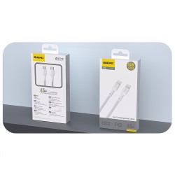 Dudao L9C 65W USB-C - USB-C Cable 1m - White