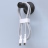 Dudao L9C 65W USB-C - USB-C Cable 1m - White