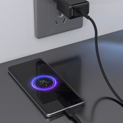 Dudao L9C 65W USB-C - USB-C 2m Cable - Black